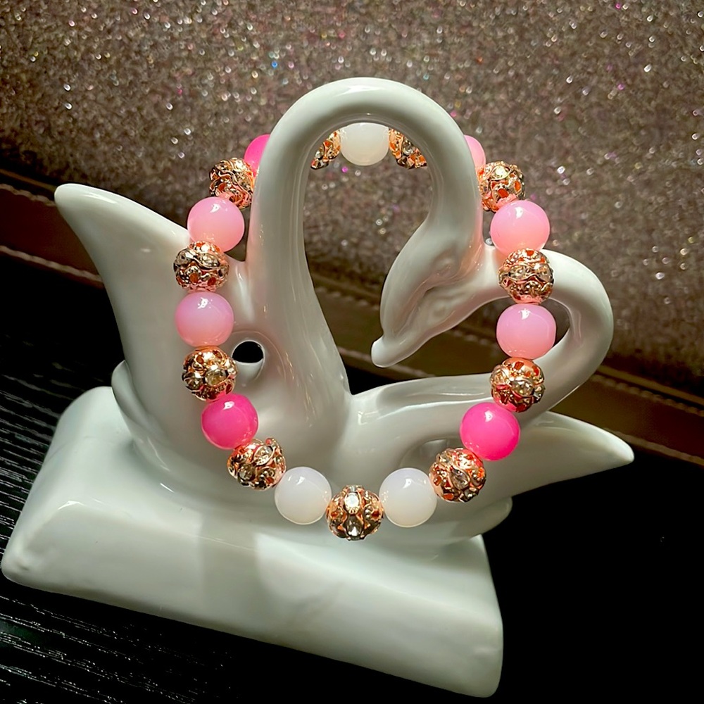 Pink Diamond Rose Gold Bracelet